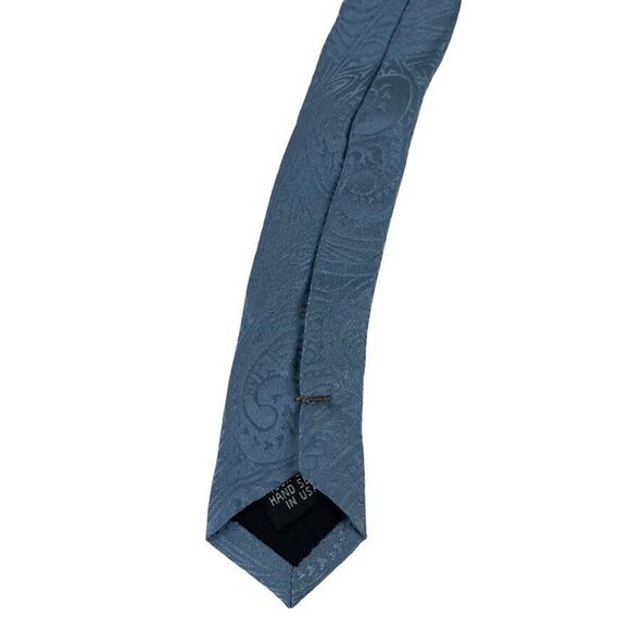 Robert Daskal Hand Painted Baseball Player 100% Silk Mens Necktie Tie Paisley - Picture 9 of 16